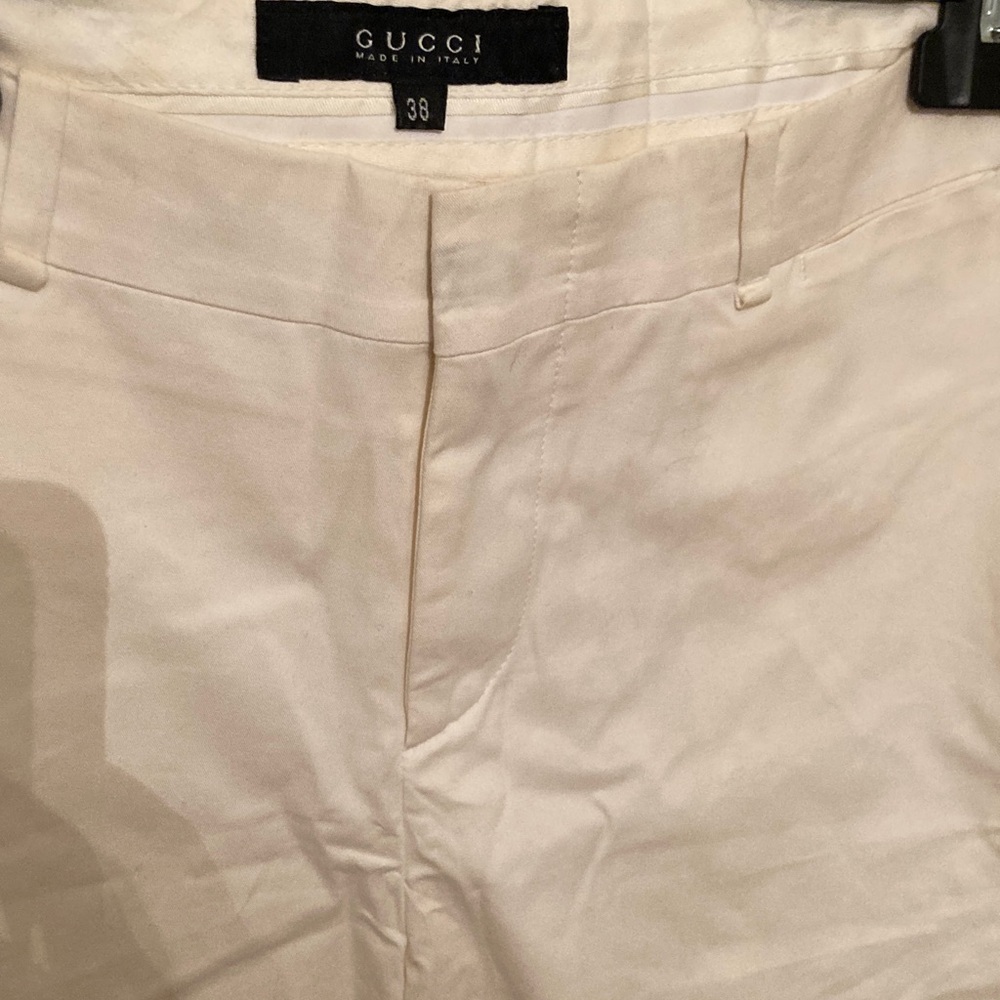 Gucci Cream Pants - lined size 38